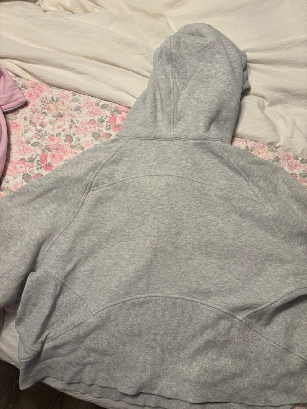 lululemon athletica Heathered Light Gray Scuba Hoodie - Picture 5 of 6